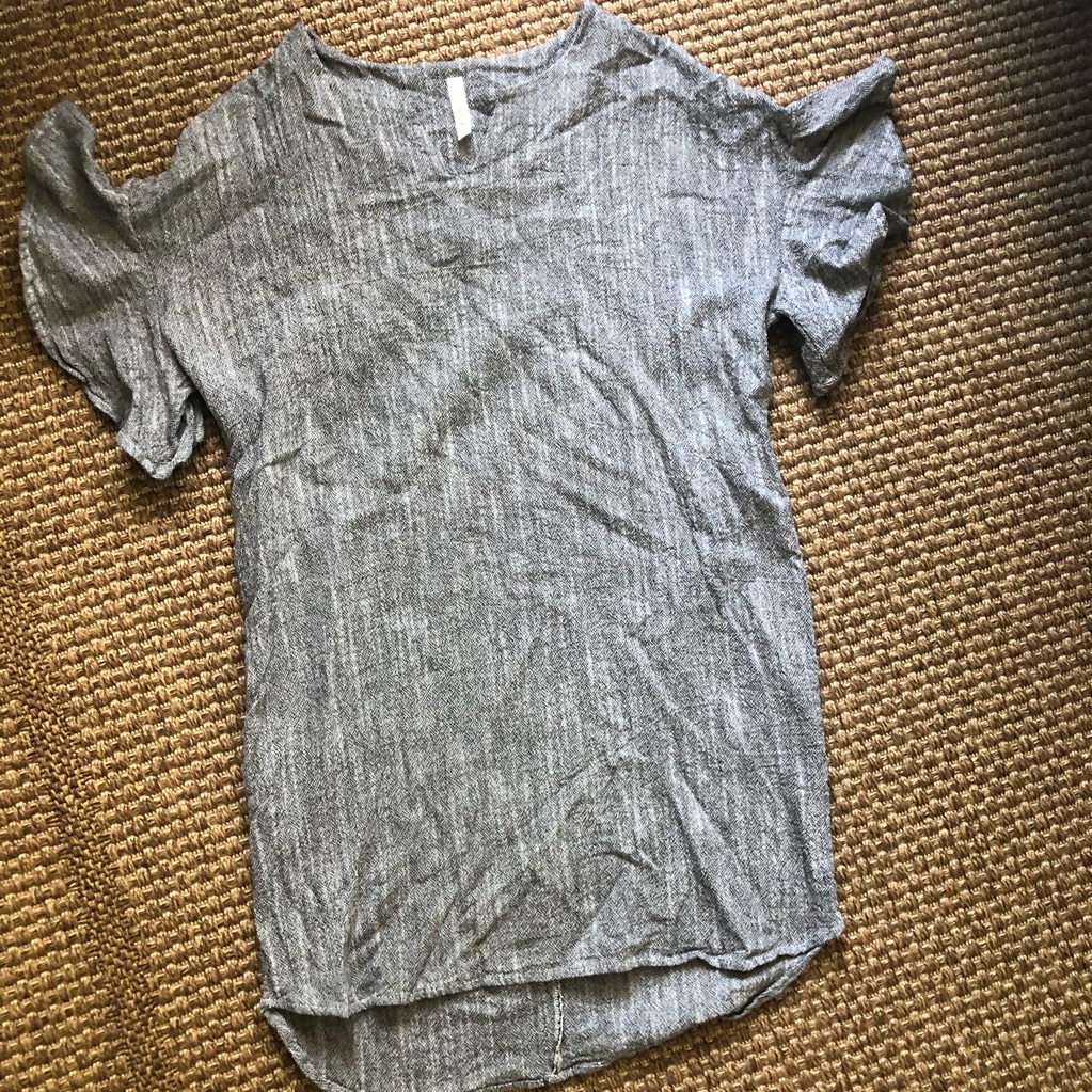 Cute Online Store HighLow Dress Wrinkled